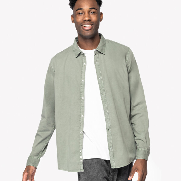 Native Spirit Washed Long Sleeve Shirt Thumbnail