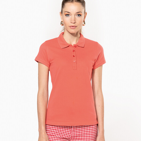 Kariban Ladies Short Sleeve Piqué Polo Shirt Thumbnail