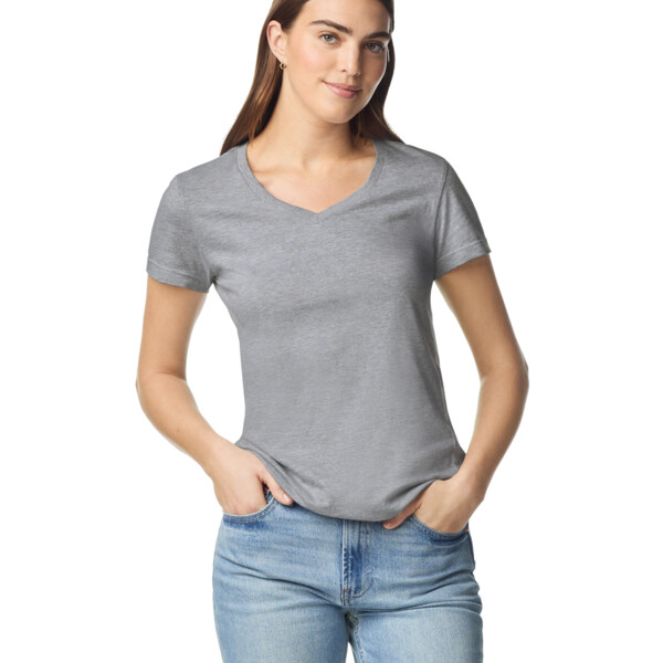 Softstyle® Ladies' V-Neck T-Shirt Thumbnail