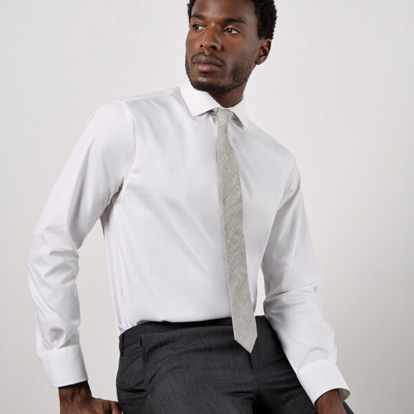 Kustom Kit Premium Long Sleeve Classic Fit Oxford Shirt Thumbnail