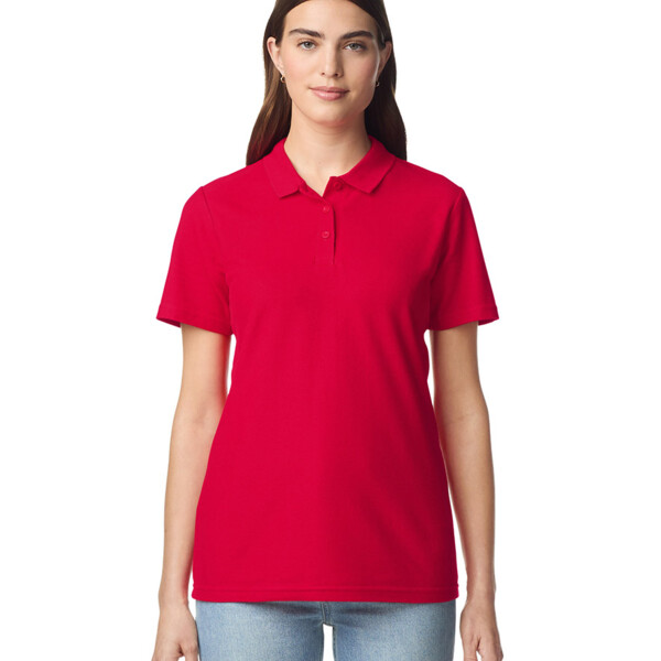 Gildan Ladies SoftStyle® Double Piqué Polo Shirt Thumbnail