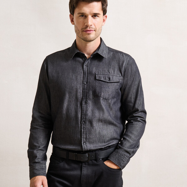 Premier Jeans Stitch Denim Shirt Thumbnail