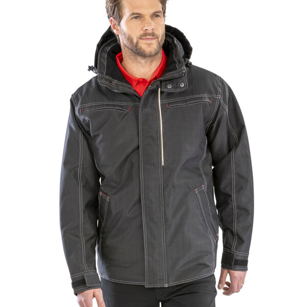 Denim texture rugged jacket Thumbnail