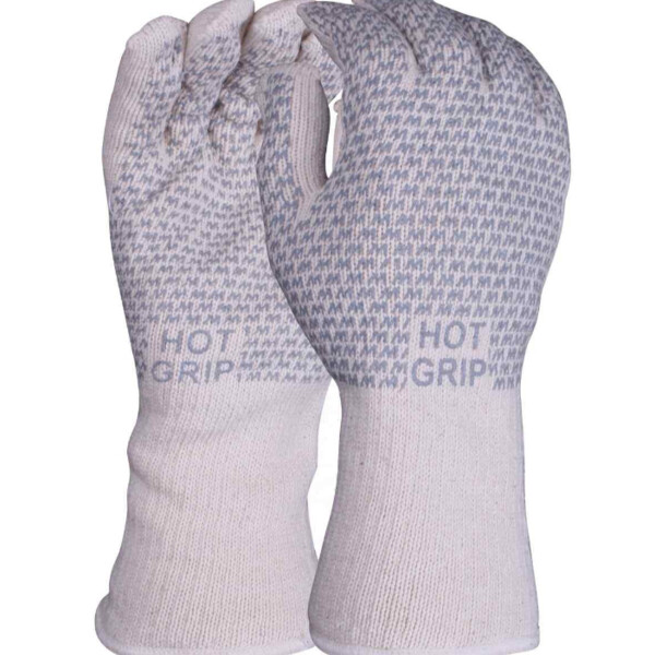  G/HOTGRIP-(28,34) - HOTGRIP HEAT RESISTANT COTTON WITH GRIP PATTERN (PACK OF 10) Thumbnail