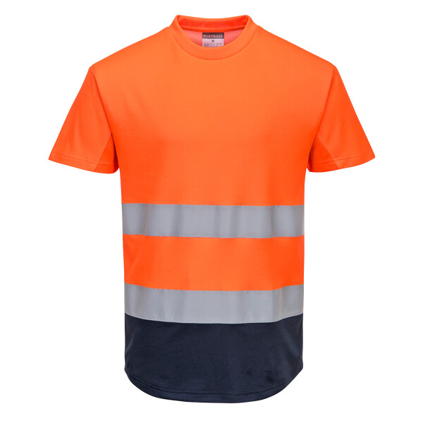 C395 Hi-Vis Contrast Mesh Insert T-Shirt S/S  Thumbnail