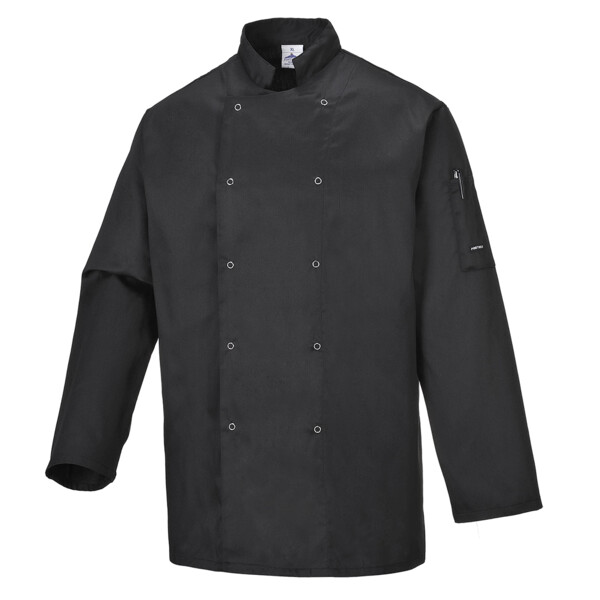 C833 Suffolk Chefs Jacket L/S Thumbnail