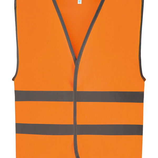 Hi-vis reflective border kids waistcoat (HVW102CH) Thumbnail