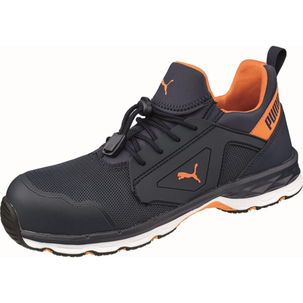 CHASE BLUE/ORANGE LOW PUMA SAFETY SHOES S1PS Thumbnail
