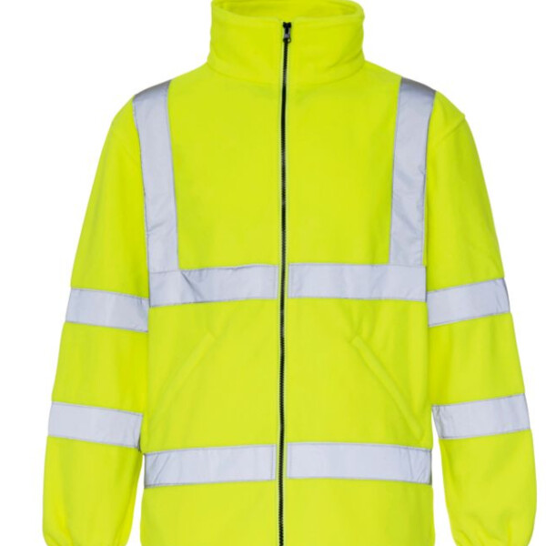 Hi Vis Yellow Fleece Jacket Thumbnail