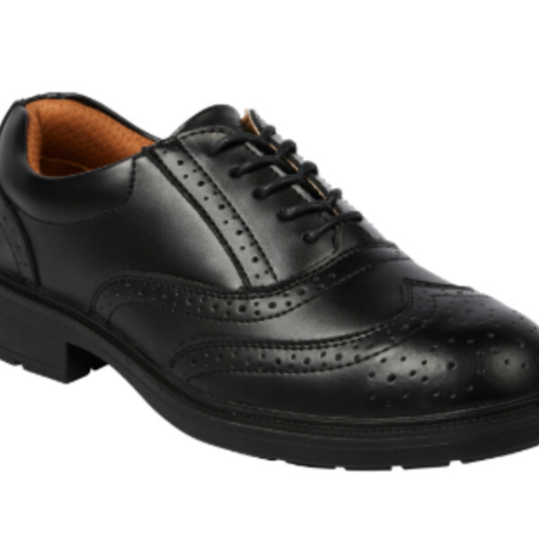 SS500CM - Black Brogue Executive Shoe S1P SRC Thumbnail