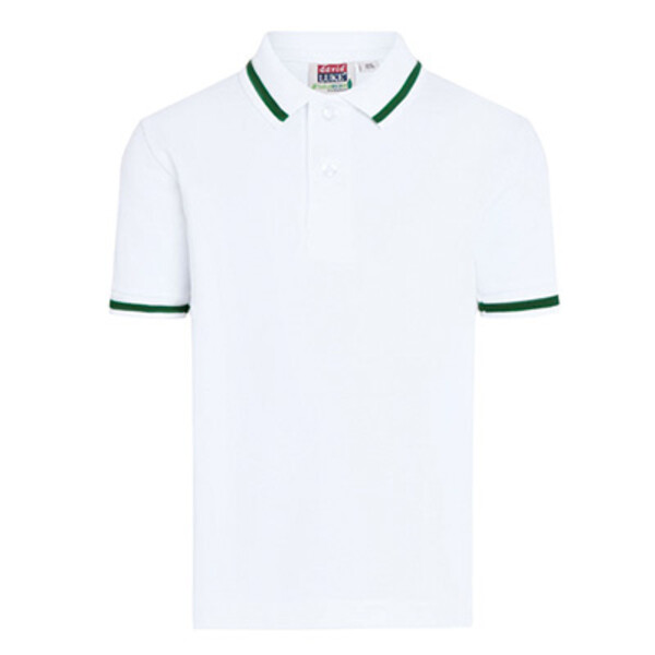 451 - Eco Stripe Trim Pique Polo (Juniors) Thumbnail
