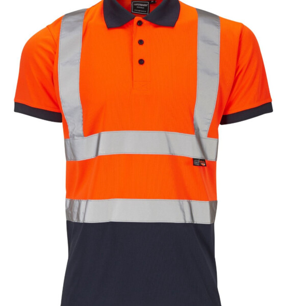 SHV-30S891-7  Hi Vis Two Tone Polo Shirt Thumbnail