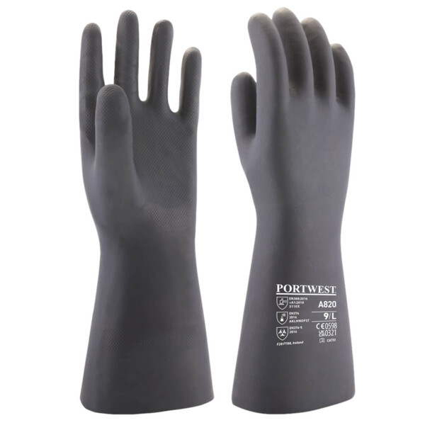 A820 - Neoprene Chemical Gauntlet Pack of 12 Thumbnail