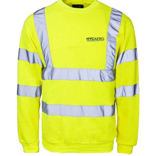 H66 - 56841-7 Hi Vis Crew Neck Sweatshirt Thumbnail