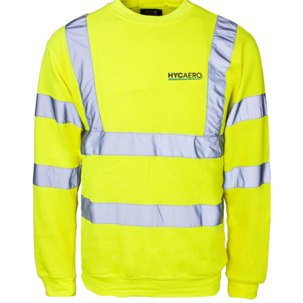 H66 - 56841-7 Hi Vis Crew Neck Sweatshirt Thumbnail