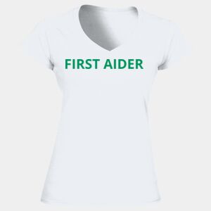 Softstyle® Ladies' V-Neck T-Shirt Thumbnail